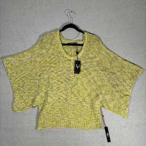 NWT Vertigo Kaftan Women's Size S Lemongrass‎ Acrylic Nylon Sweater MSRP $130